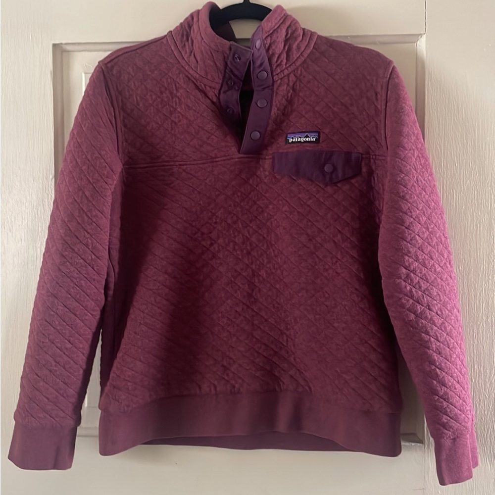 Patagonia quilted snap T pullover